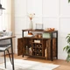 Комод-сервант у вітальню Loft_Apartament 100 х 35 х 81,4 см коричневий чорний - зображення 4