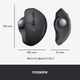 Мышка Logitech MX Ergo Bluetooth Graphite (910-005179) - изображение 7