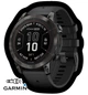Титановые часы с подзарядкой от солнца и встроенным фонарем Garmin Fenix 7 Pro Sapphire Solar DLC Edition (010-02777-11) темно-серые с силиконовым ремешком - изображение 2