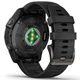 Титановые часы с подзарядкой от солнца и встроенным фонарем Garmin Fenix 7 Pro Sapphire Solar DLC Edition (010-02777-11) темно-серые с силиконовым ремешком - изображение 4