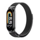 Ремешок для фитнес браслета Xiaomi Mi Band 8,9,10 миланская петля черный - изображение 1