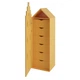 Детский шкаф домик комод Амстердам Little Room Little Room Baby House желтый (ZHO-44434-14) - изображение 1