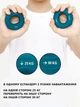 Еспандер кистьовий кільце LION Sport-2333 50LB-60LB (25-30 кг.) синій - зображення 4
