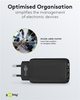 Wieloportowa ładowarka stacjonarna Goobay Wentronic 3x Quick Charger 65W 2x USB-C 1x USB-A Czarny (4040849617607) - obraz 9