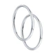 Сережки конго з білого золота 15 мм (з40031) - зображення 1