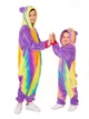 Пижама кигуруми для мальчика Jamboo Панда радужная 120 (115-125 см) - изображение 2