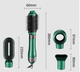 Фен-щетка для волос VGR V-493 4in1 1000W с насадками green - изображение 3