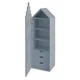 Шкаф Амстердам для вещей Little Room Little Room Baby House голубой (GLB-7179-13) - изображение 1