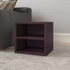 Напольная стильная полка стеллаж куб для книг и игрушек с перегородкой Little Room Baby House темный орех (PKWF-03) - изображение 3