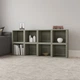 Підлогова стильна полку стелаж куб для книг і іграшок Baby House Little Room сосна лофт кремовий (В32:Ш35:Г30см) PKWF-05-1 - зображення 4