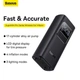Портативний компресор для автомобіля мото насос Baseus SuperMini Pro Series | 50 Вт, 4000mAh, Type-C | Чорний - зображення 7