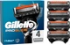 Сменные мужские кассеты для бритья (лезвия картриджи) Gillette ProGlide 4 шт - изображение 1