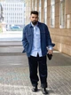 Джинсовая куртка мужская Uniqlo 694778482 S Синяя (1159795280) - изображение 20