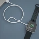 Беспроводное СЗУ для смарт часов Hoco SW39-USB-A зарядное устройство часов Apple/iWatch, 5В/0.35А, 1.2м, Белый - изображение 4