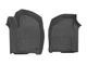 Автомобильные коврики в салон Weathertech на GMC Yukon 20- передние черные ГМЦ Юкон WT00263753 - изображение 1