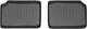 Автомобильные коврики в салон Weathertech на Mini Paceman 13-16 2-й ряд черные Мини Пейсмен WT00249811 - изображение 1