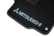 Ворсовые коврики в салон авто AVTM на для MITSUBISHI ASX 10- Митсубиси АСХ черные АМ0025316 - изображение 8