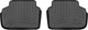 Автомобильные коврики в салон Weathertech на BMW 7 15-19 2-й ряд черные БМВ 7 WT0024354 - изображение 1