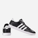 Sneakersy męskie skórzane do kostki adidas Baseline AW4617 43.5 (UK 9) Czarne (4056565971893) - obraz 3