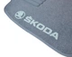 Ворсовые коврики в салон авто AVTM на для SKODA Superb 01-08 5шт Шкода Суперб серые АМ0015792 - изображение 5