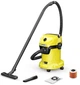 Пилосос професійний акумуляторний Karcher WD 3-18, 18В, контейнер 17л, без АКБ и ЗП - изображение 1