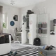 Гардероб IKEA ЗМОСТАД/ОПХУС, білий береза, з 2 штангами, 60x42x181 см, 894.263.54 - зображення 10
