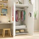 Гардероб IKEA ЗМОСТАД/ОПХУС, білий білий, з рамою, 60x57x123 см, 094.301.47 - зображення 6