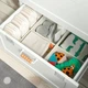 Гардероб IKEA СМОСТАД / ОПХУС, белый с рамой, с 3 ящиками, 60x42x181 см, 394.263.80 - изображение 5