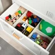Гардероб IKEA ЗМОСТАД/ОПХУС, білий з рамою, з 2 ящиками, 60x42x181 см, 594.262.99 - зображення 6