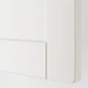 Гардероб IKEA ЗМОСТАД/ОПХУС, білий з рамою, з 2 ящиками, 60x42x181 см, 594.262.99 - зображення 10