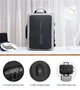Рюкзак міський Mark Ryden Case MR6832 G для ноутбука 15,6" з USB об'єм 20 л. Сірий (із вбудованим замком) - зображення 7