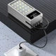 Портативна батарея повербанк Power bank 60 000 mAh c LED панеллю для телефону з ремінцем та перехідниками, Білий - зображення 3