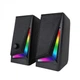 Активные колонки D.J. MJ-100A, для компьютера, ноутбука, смартфона, с RGB подсветкой - изображение 2