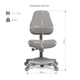 Детское кресло Cubby Solidago Grey - изображение 13