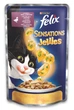 Аппетитные кусочки Purina Felix Sensations jellie с уткой и шпинатом, 85 г - изображение 1