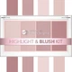 Палетка хайлайтеров и бронзеров для лица Bell Hypoallergenic Highlight & Blush Kit 20 г - изображение 5