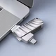 Флешка ЮСБ Borofone BUD3 Type C 16Gb USB Flash Drive 3.0 память 16 Гб Steel Модель: 25696 - изображение 3