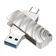 Флешка ЮСБ Borofone BUD3 Type C 16Gb USB Flash Drive 3.0 память 16 Гб Steel Модель: 25696 - изображение 5