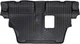 Автомобильные коврики в салон Weathertech на Dodge Durango 13- 3-й ряд черные Додж Дюранго WT0024662 - изображение 1