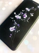 Чохол-книжка з малюнком на iPhone 7 Plus/8 Plus :: Чорний :: Гілочка квітів (принт 278) - зображення 2
