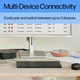 Клавіатура HP 350 Compact Multi-Device Bluetooth UA Black (692S8AA) - зображення 4