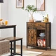 Комод у вітальню Brown Black Loft_Apartament 70 х 30 х 80 см коричневий чорний - зображення 3