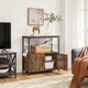 Комод у вітальню Brown Loft_Apartament 80 х 30 х 86 см коричневий чорний - зображення 3