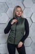 Женский теплый жилет MODA 00121/2 &nbsp;3XL (54) Хаки ( 00121/2 N ) - изображение 2