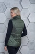Женский теплый жилет MODA 00121/2 &nbsp;3XL (54) Хаки ( 00121/2 N ) - изображение 3