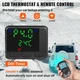 Дизельний обігрівач для автомобіля і приміщень Vevor 8kW з дисплеєм і пультом ДУ - зображення 5