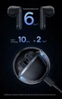 Беспроводные Bluetooth наушники Baseus Bowie E5x TWS 4 Микрофона ENC |BT5.3, 35/330mAh, 5h, Type C| Blue - изображение 9