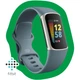 Голубой Фитнес-трекер Fitbit Charge 5 Steel Blue / Platinum Stainless Steel - изображение 2