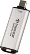 Dysk SSD Transcend ESD300 1TB USB 3.1 Gen 2 Type-C Silver (TS1TESD300S) Zewnętrzny - obraz 4