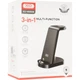 Зарядная док-станция XO 15W 3в1 Black (WX035) - изображение 6